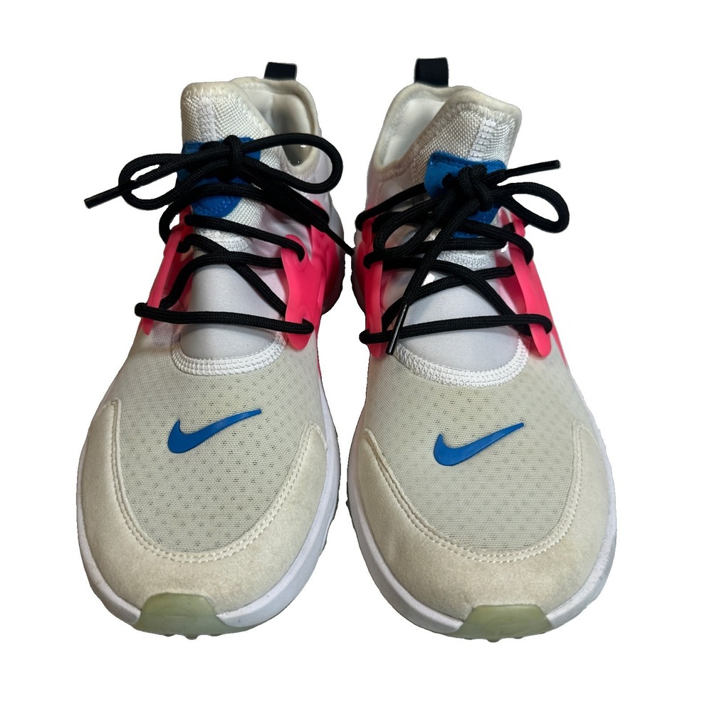 Nike Running React Presto Size 7y Girl's White Hyper Pink #BQ4002-101